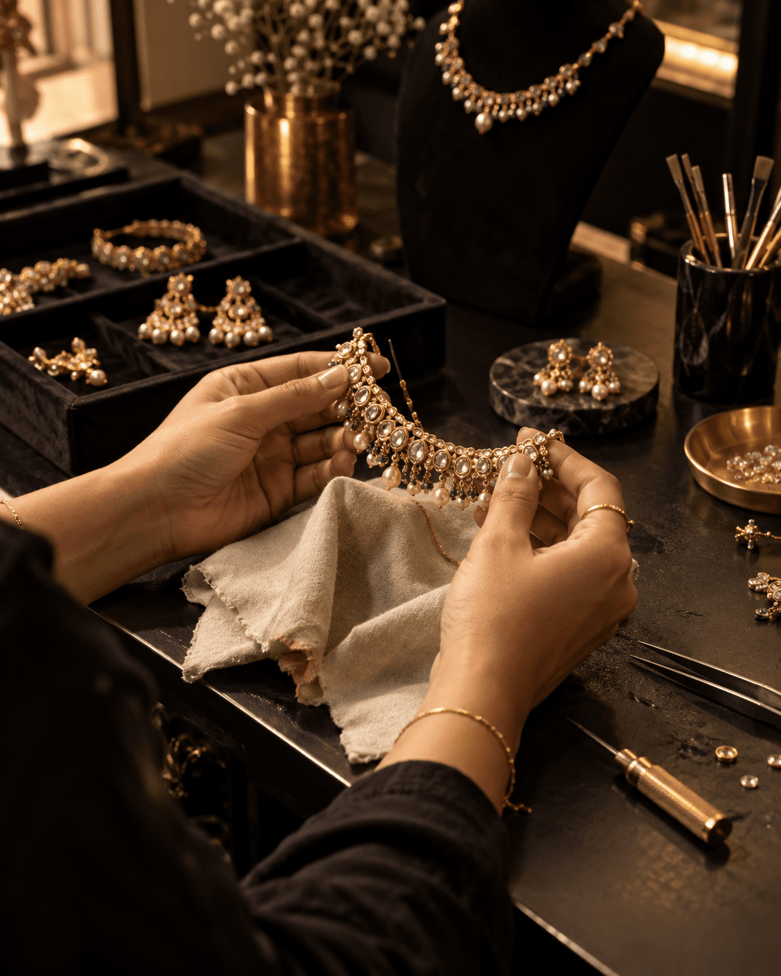 Elvarra jewellery detail