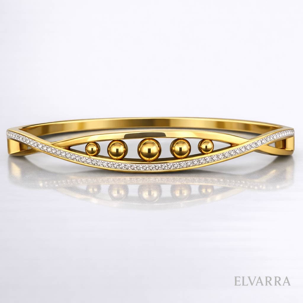 Cubic Zirconia Diamond Bracelet staintless steel