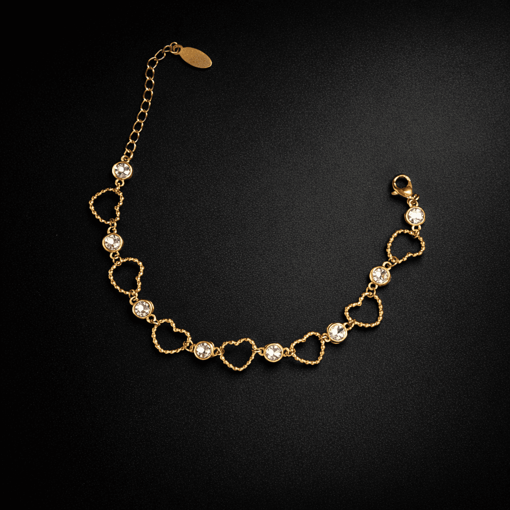 High quality elegant heart bracelet - alternate